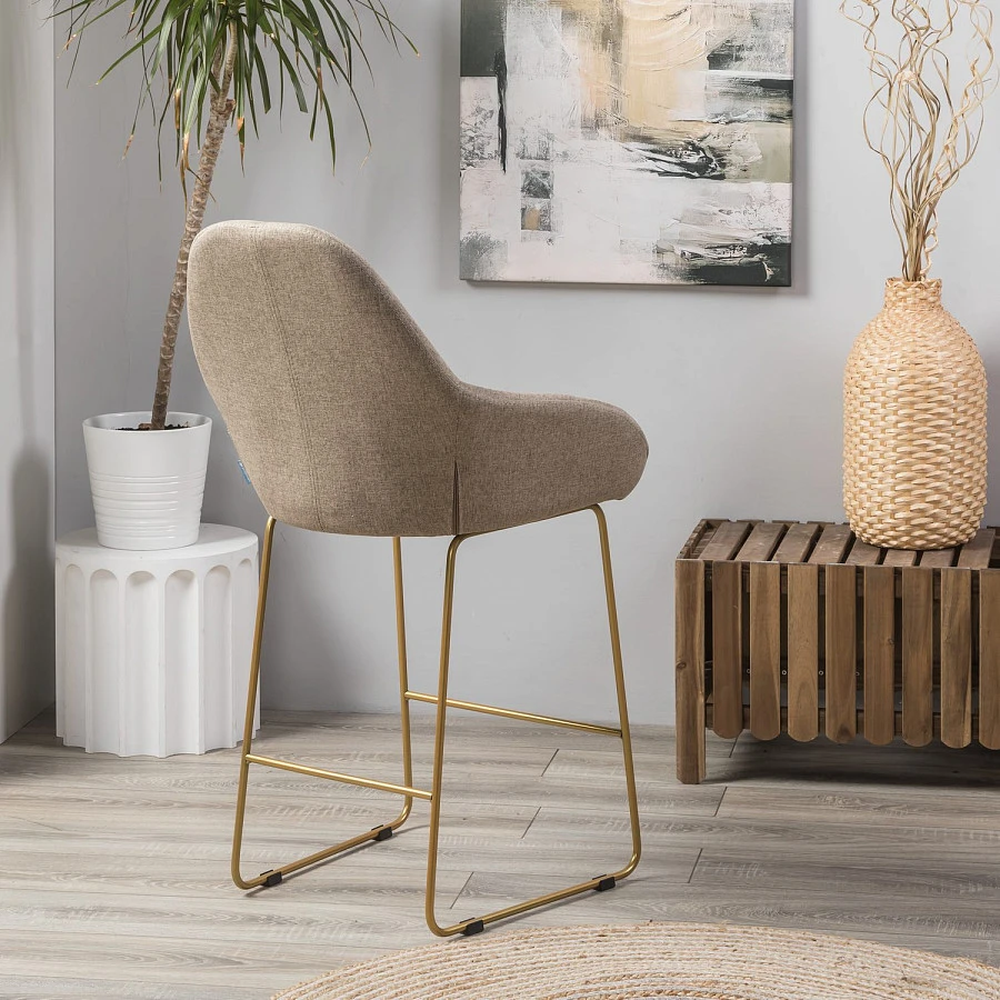 Кресло полубар Kent Браун/ЛинкЗолот - фото 11