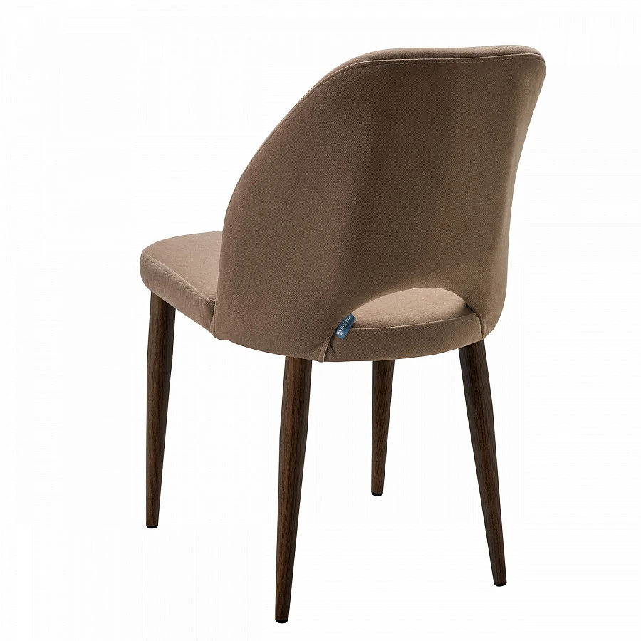 Стул Ledger Diag beige/т. орех - фото 3