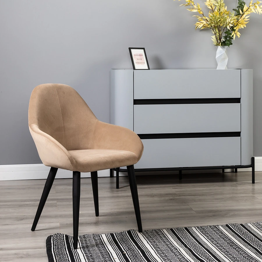 Кресло Kent Diag beige/черный - фото 9