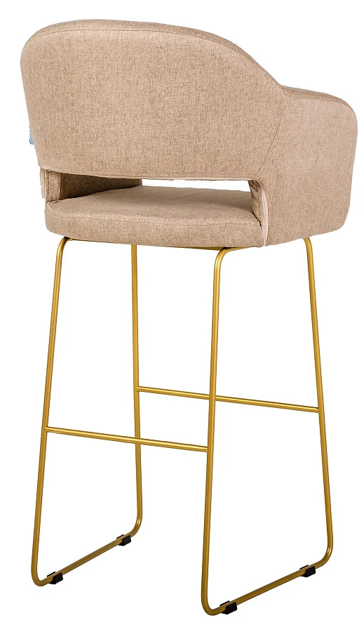 Кресло Бар Oscar Браун/ЛинкЗолот - фото 4