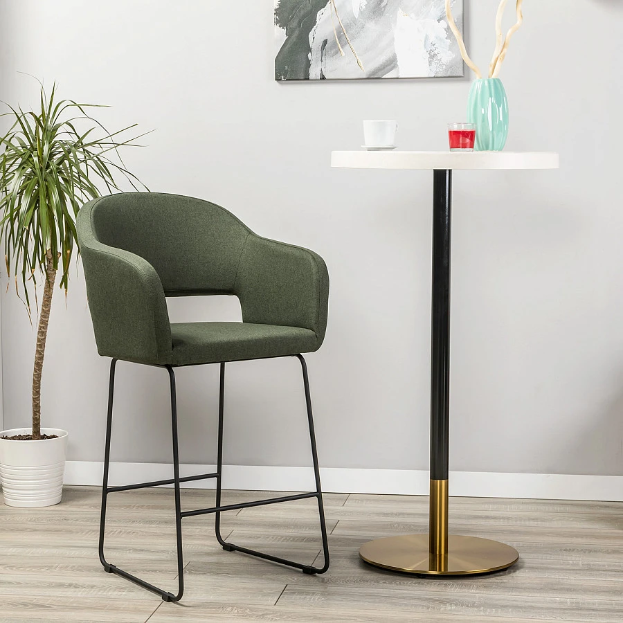 Кресло полубар Oscar тёмно-зеленый/Линк - фото 7