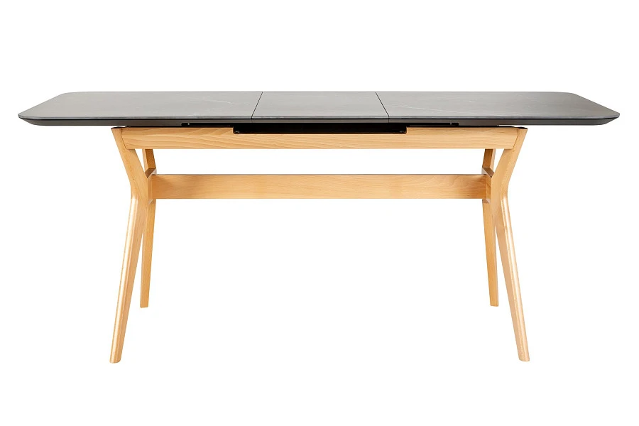 Стол раздвиж. Нарвик Ceramic 140-180 Automatic Natur/Dark marble - фото 10