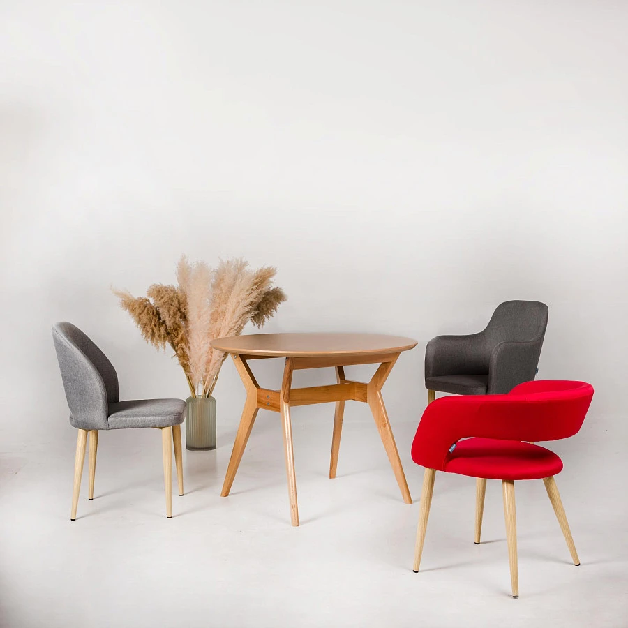 Кресло Ledger Браун/Натур - фото 7