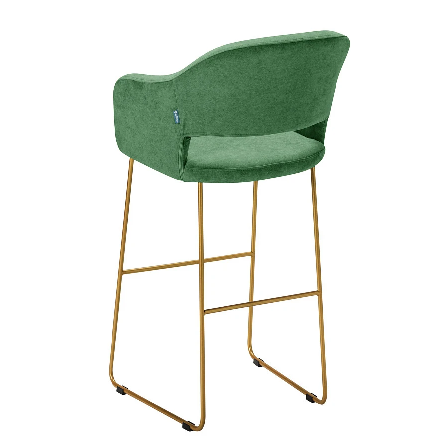 Кресло Бар. Oscar зеленый/Линк золото - фото 3