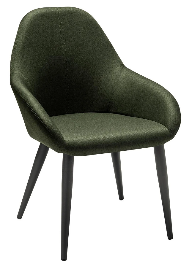 Кресло Kent тёмно-зелёный/черный