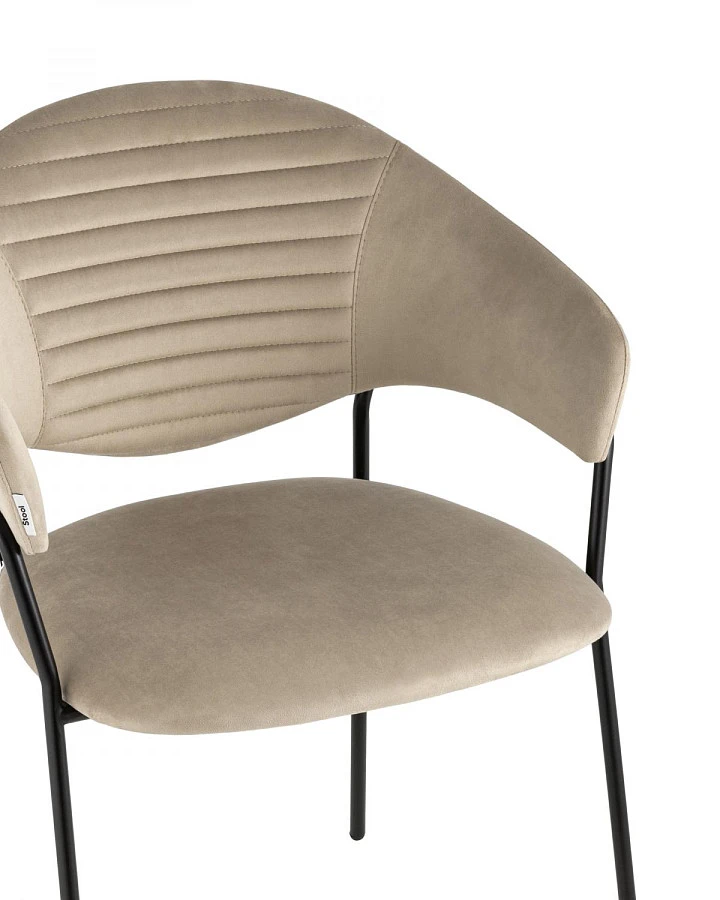 Стул Алексис велюр капучино - фото 6