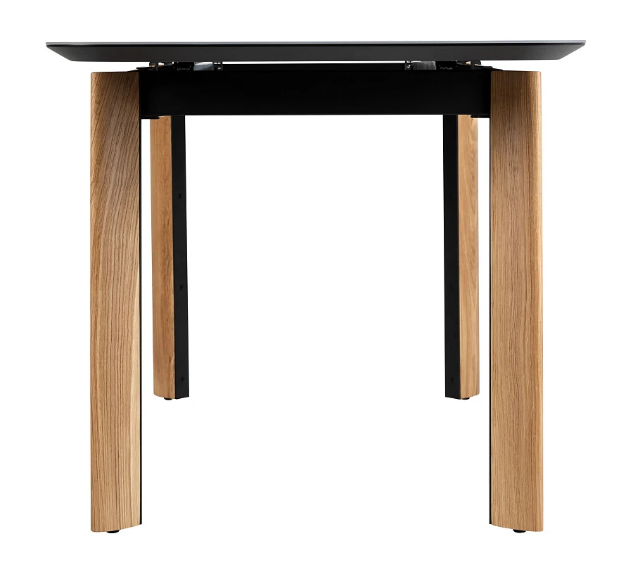 Стол раскл. Combi Glass 140-180 Automatic Natur/Dark matte glass - фото 12