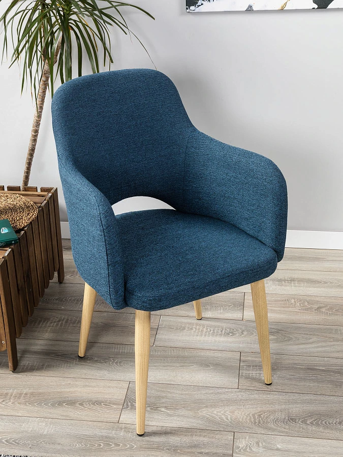 Кресло Ledger БлюАрт/НДуб - фото 7