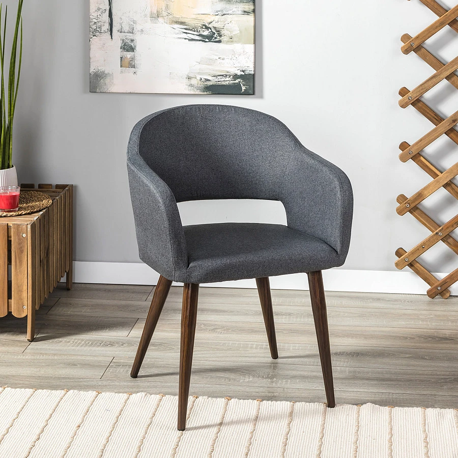 Стул Oscar Diag grey/т.орех - фото 8