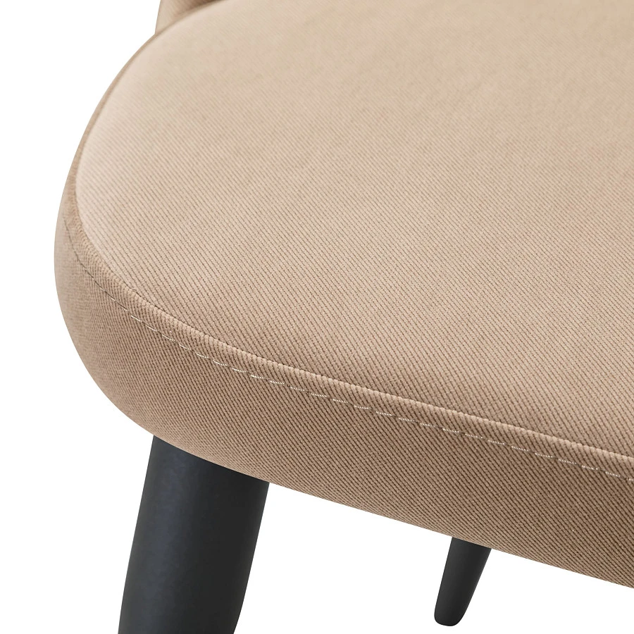 Кресло Lars Diag beige/черный - фото 5