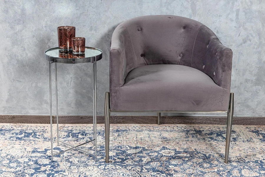 Приставной столик Gatsby S Silver - фото 4