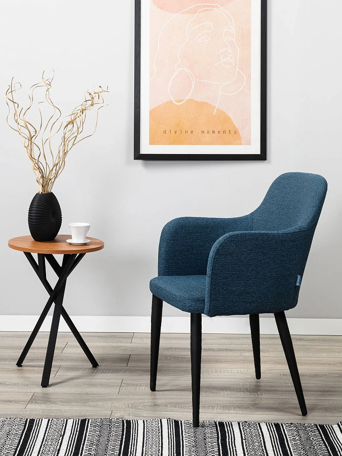 Кресло Ledger Сканди Блю Арт - фото 6