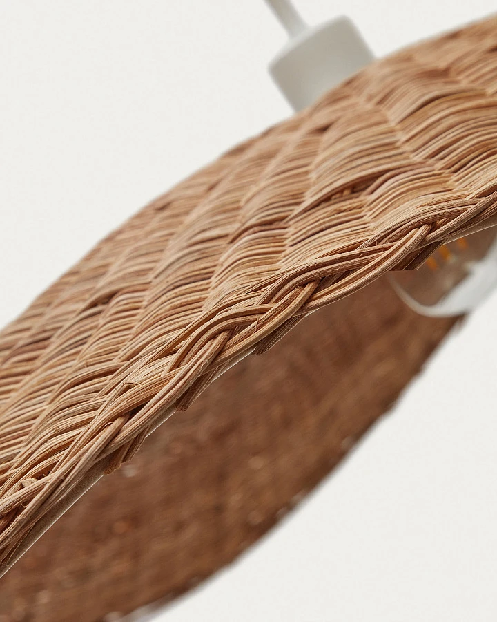 Абажур для подвесного светильника Bisbal с натуральной отделкой, 80 см - фото 10