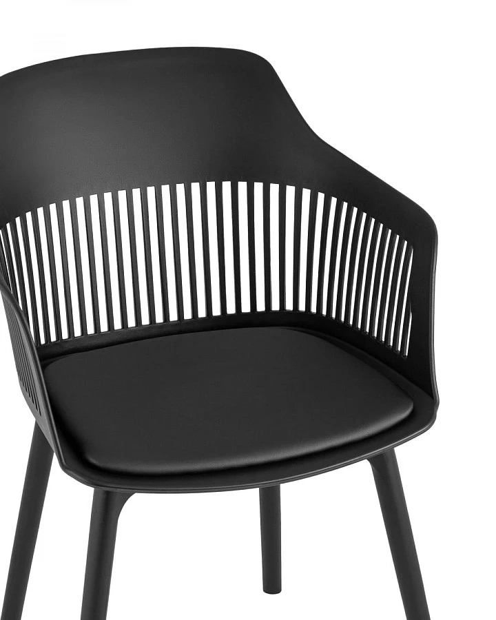 Стул Crocus с подушкой черный - фото 7