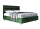 Кровать Квадра 160х200 зелёного цвета