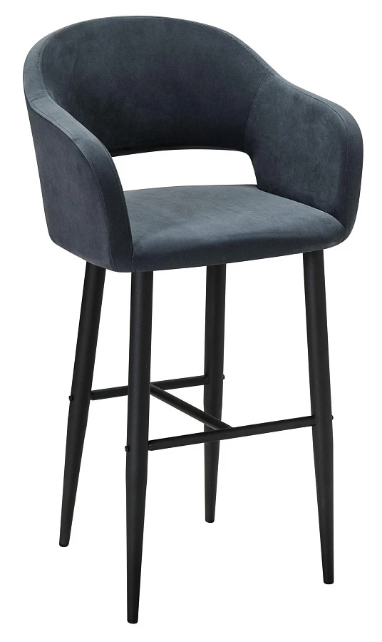 Кресло Бар.Oscar Diag grey/черный