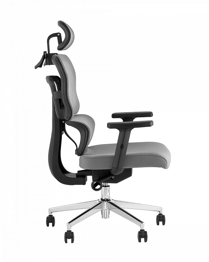 Кресло офисное TopChairs Techno серый - фото 2