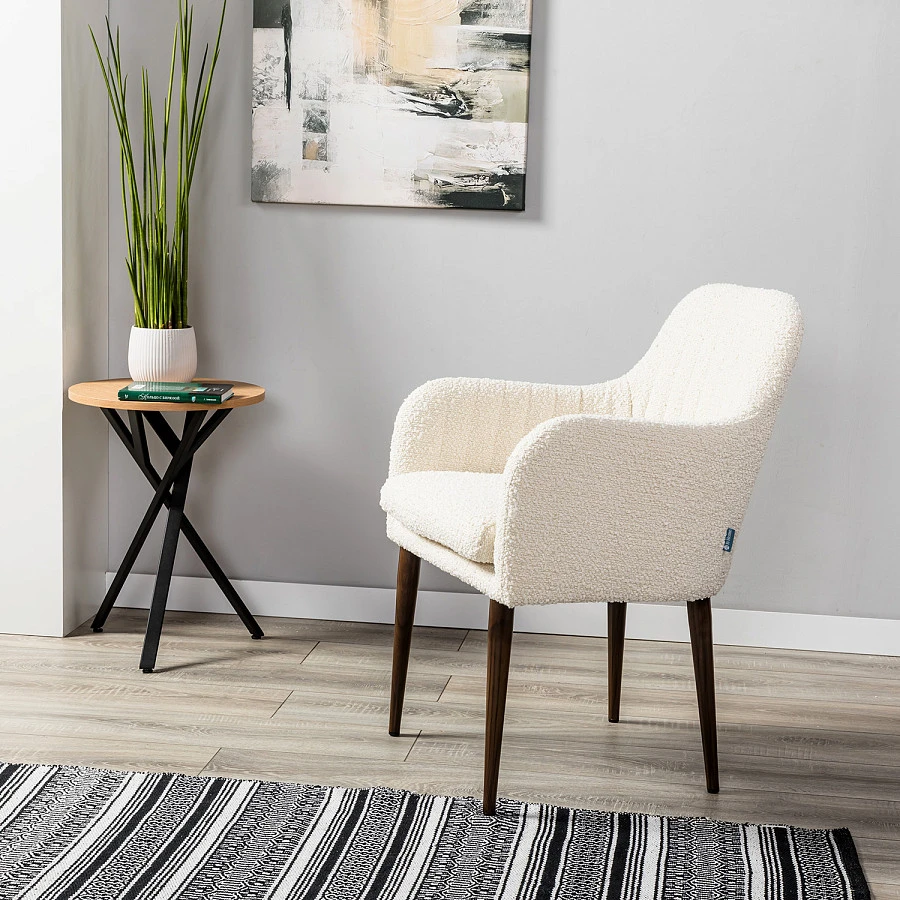 Стул Olaf бежевый/т.орех - фото 11