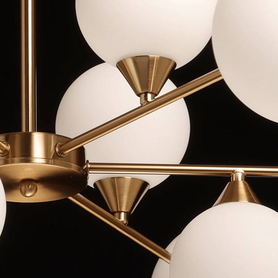 Люстра подвесная DeMarkt Оливия 306015612 - фото 7