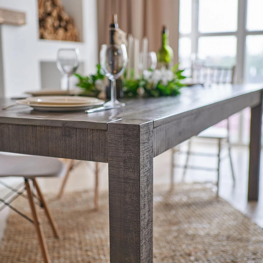 Обеденный стол из массива, СУНДАР ГРЕЙ, 2 метра - фото 5