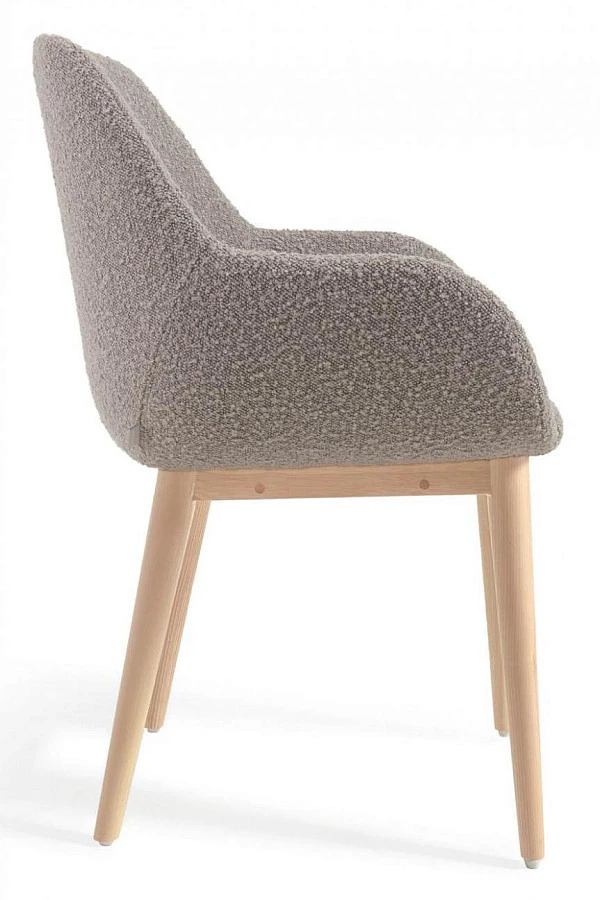 Стул Konna светло-серый/массив ясеня - фото 3