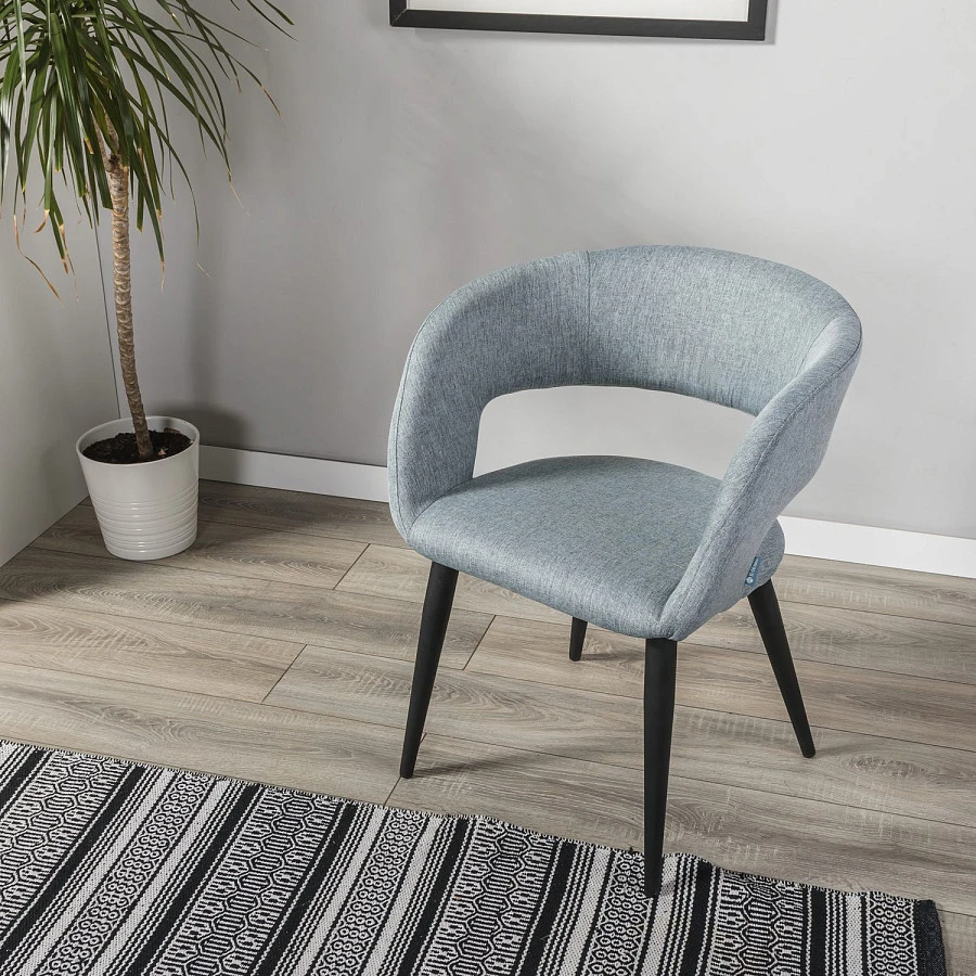 Стул Hugs св.сер/черный - фото 12