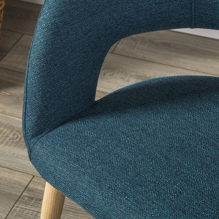 Стул Hugs синий/нат.дуб - фото 14