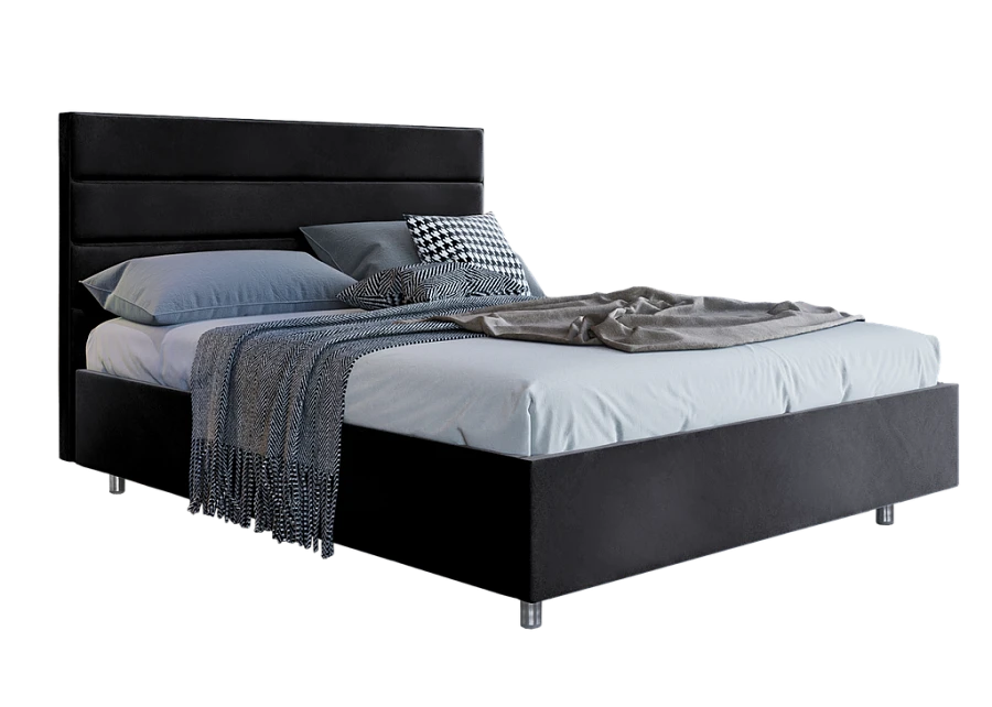 Кровать Турин 180х200 чёрного цвета