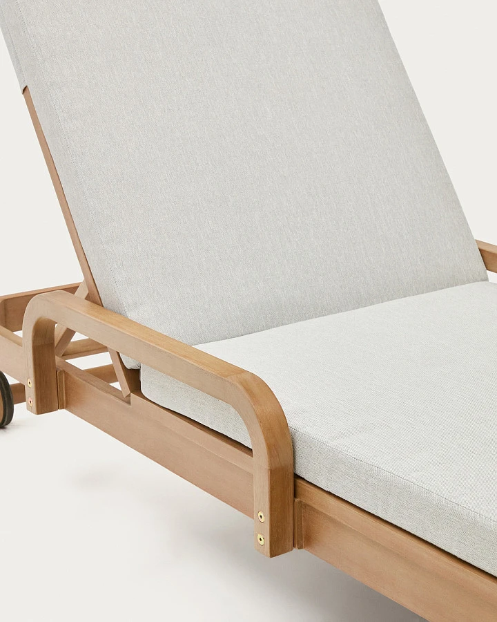 Шезлонг Sonsaura из массива эвкалипта - фото 7