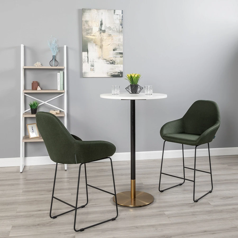 Кресло полубар Kent тёмно-зеленый/Линк - фото 9