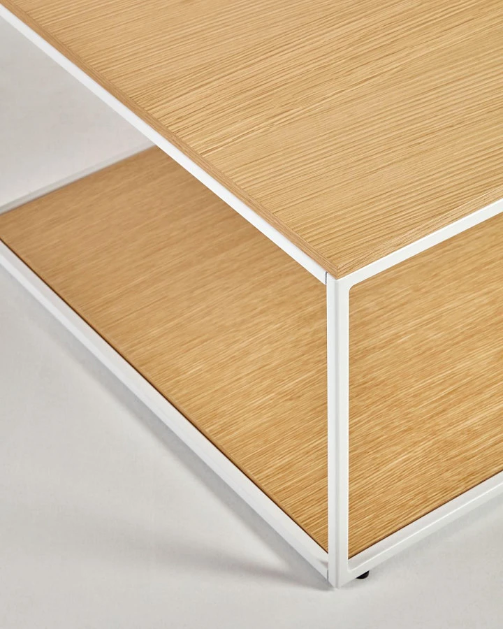 Журнальный стол 110x60см Yoana шпон/металл - фото 3