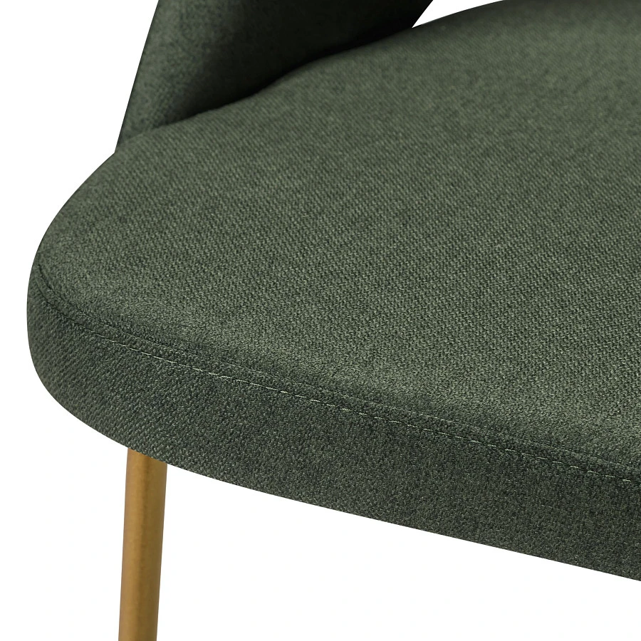 Кресло Бар. Lars тёмно-зеленый/Линк золото - фото 4