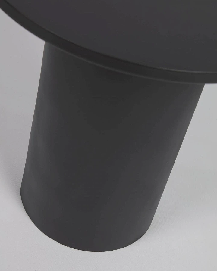 Столик журнальный Fleksa круглый 45 см/черный - фото 10