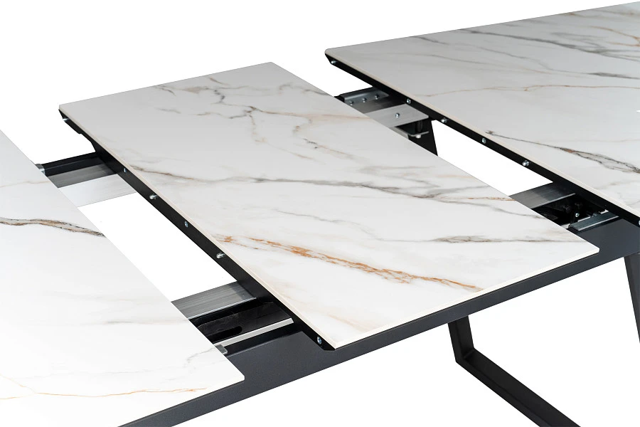 Стол Диего раздвиж. 140-180 Керамогранит Светлый Мрамор - фото 5