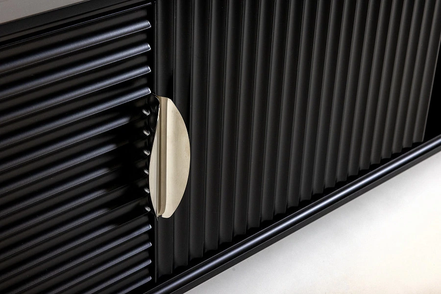 ТВ-тумба HAINES черная 0.5x1.5x0.4м - фото 4