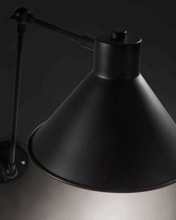 Настенный светильник Odine черный - фото 6