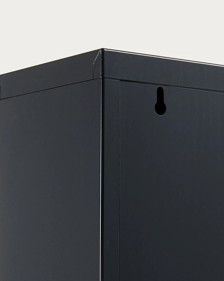 Полка для обуви Rox 3 двери металлическая графит - фото 5