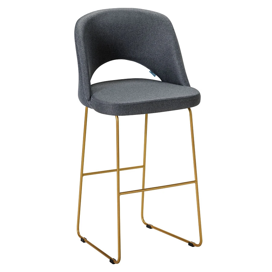 Кресло Бар. Lars тёмно-серый/Линк золото