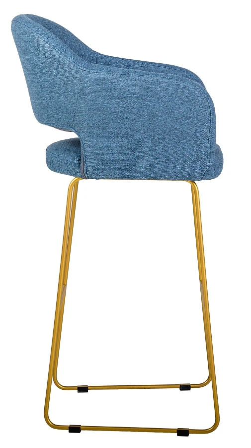 Кресло Бар Oscar БлюАрт/ЛинкЗолот - фото 4