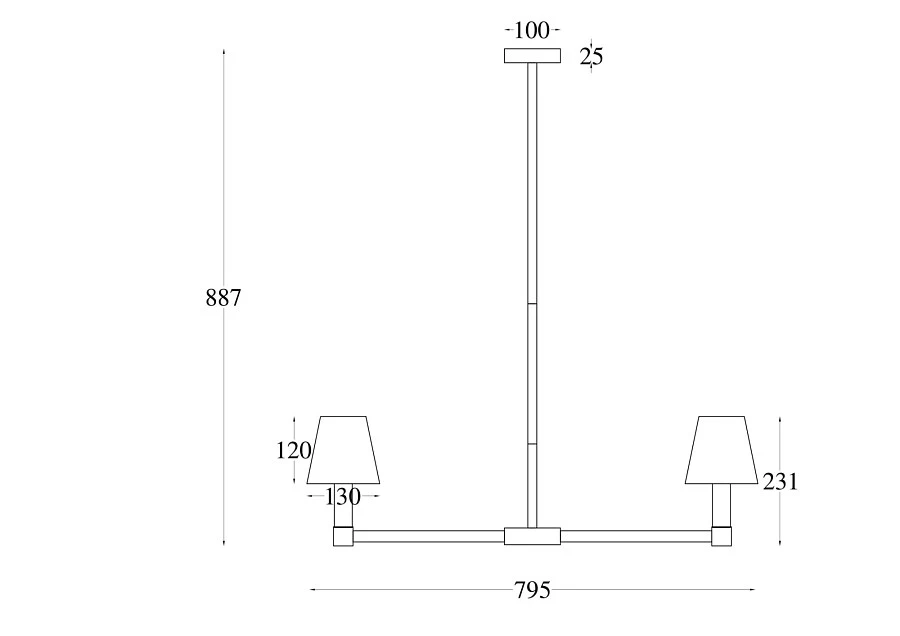 Подвесной светильник Maytoni MOD104PL-07B - фото 5