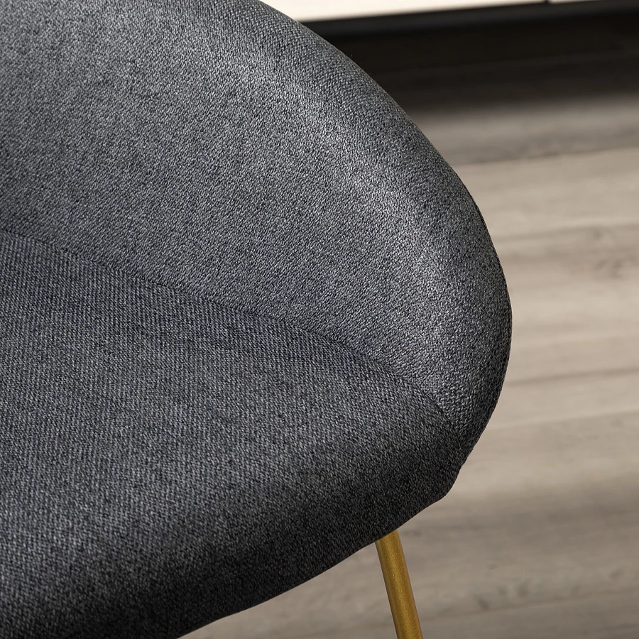 Кресло Kent тёмно-серый/Линк золото - фото 13