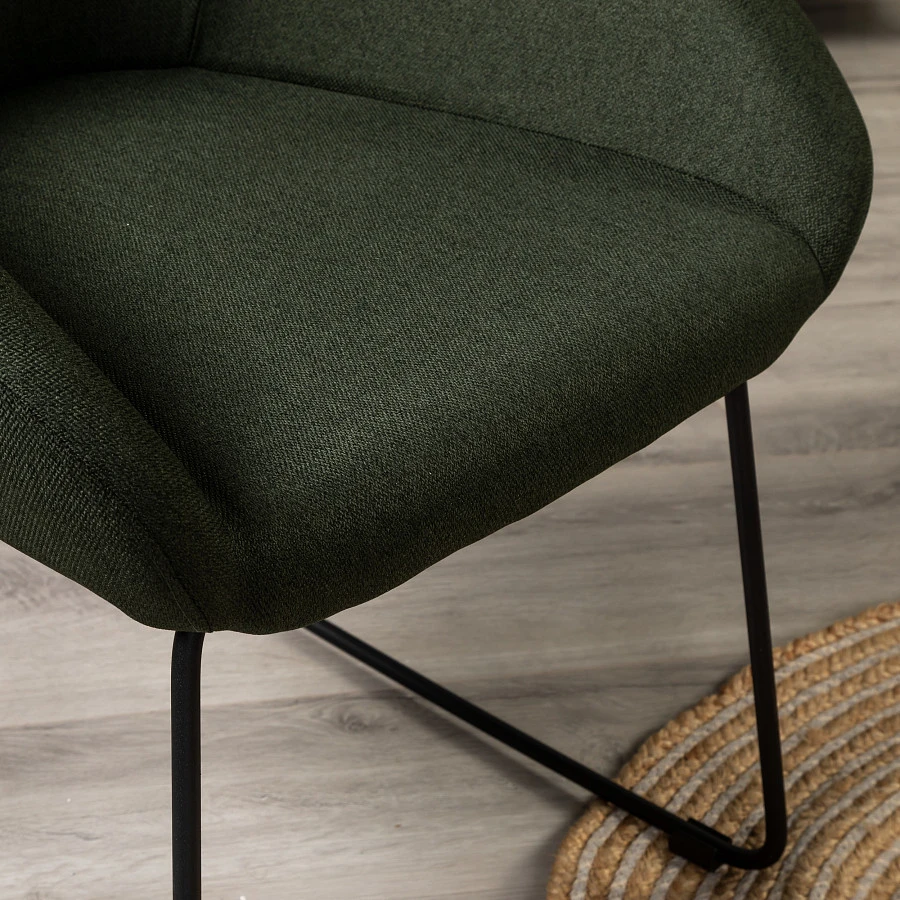 Кресло Kent тёмно-зеленый/Линк - фото 16