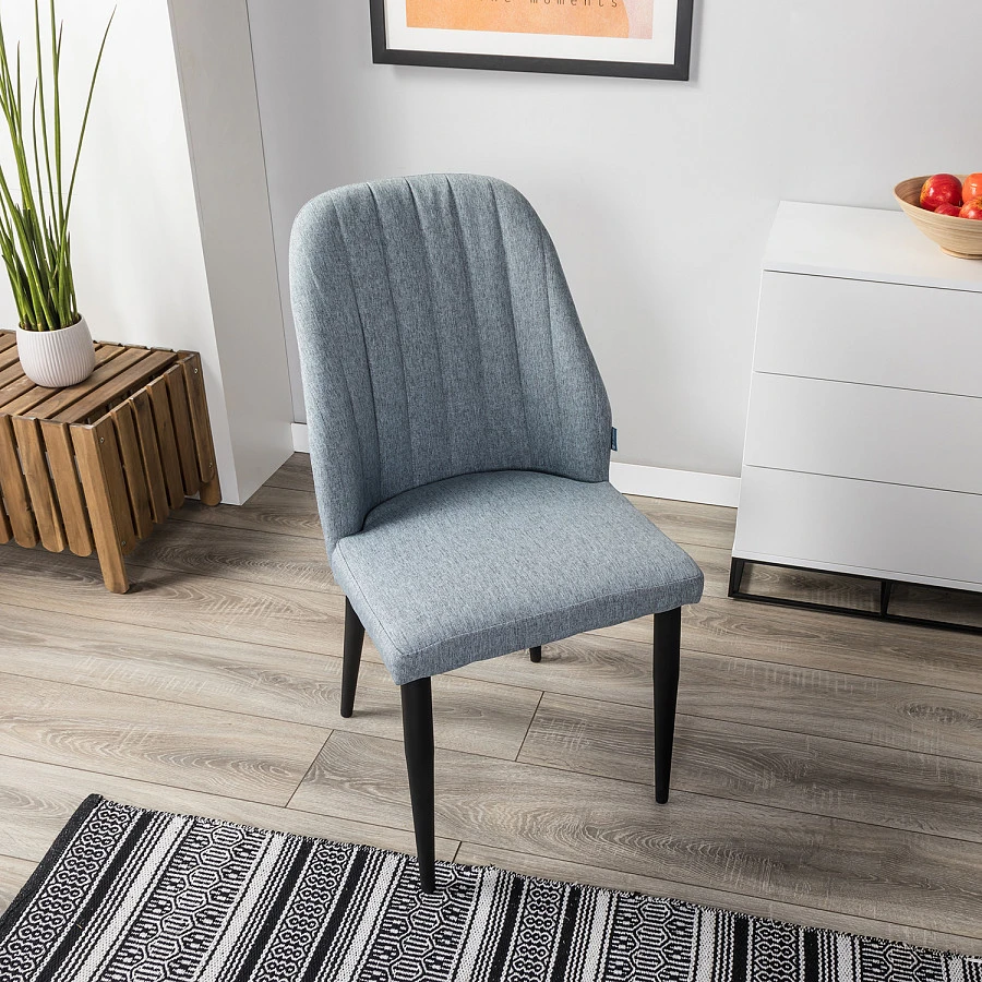 Стул Alen св.серый/черный - фото 9