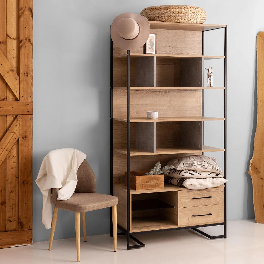 Полка для стеллажа Loft_Дуб натур - фото 4