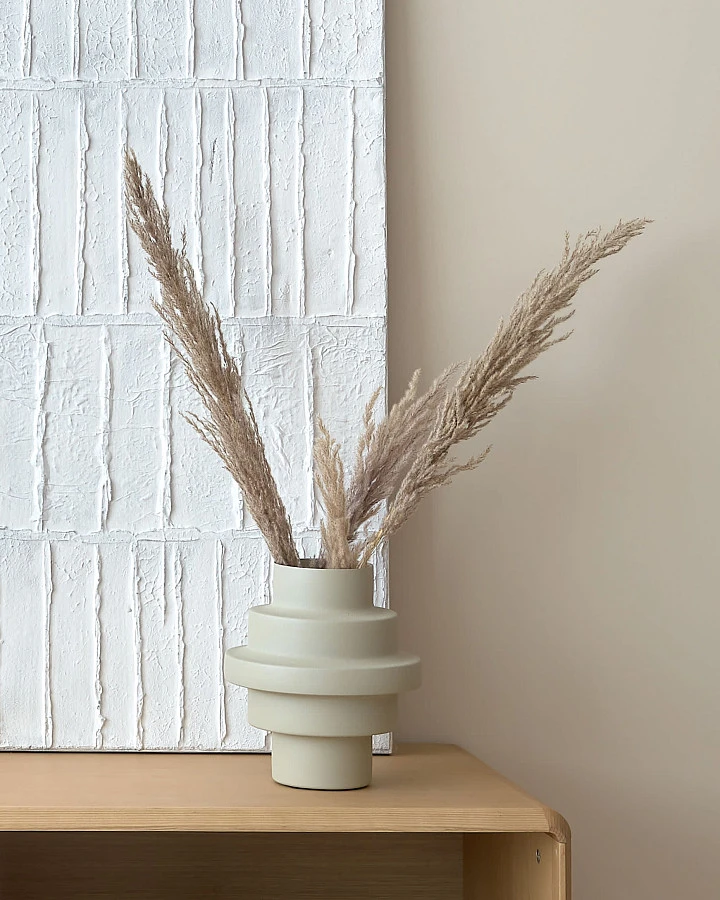 Ваза Velia бежевая - фото 3