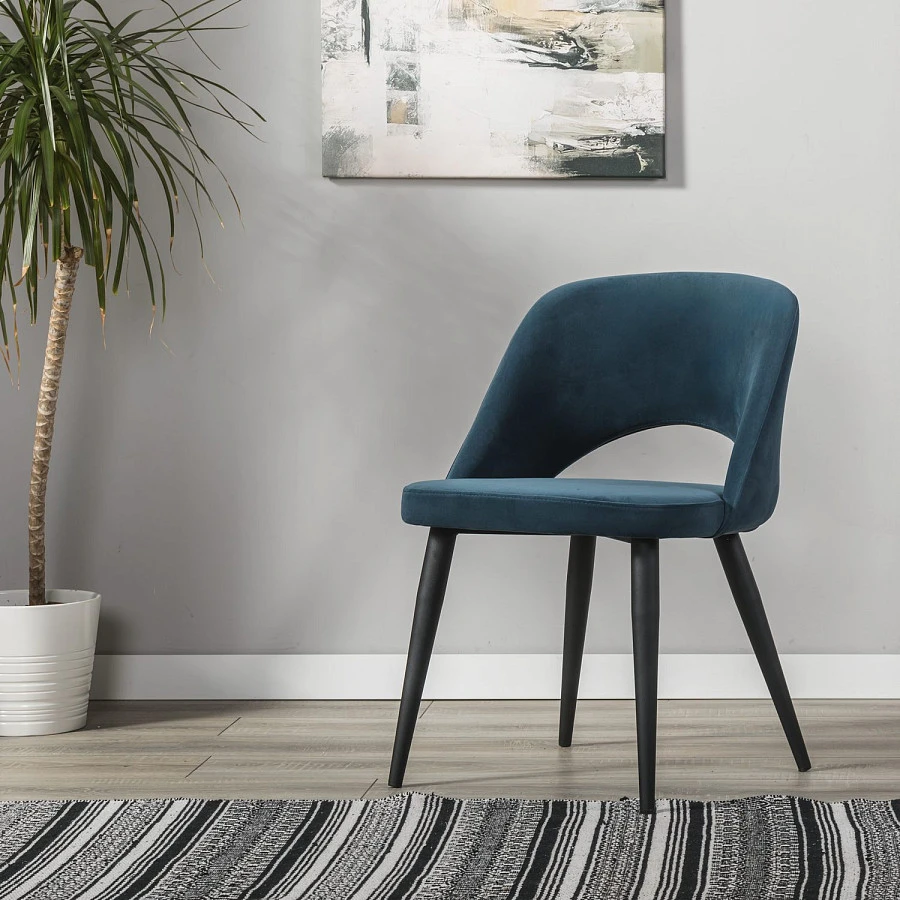 Стул Lars Diag blue/черный - фото 10