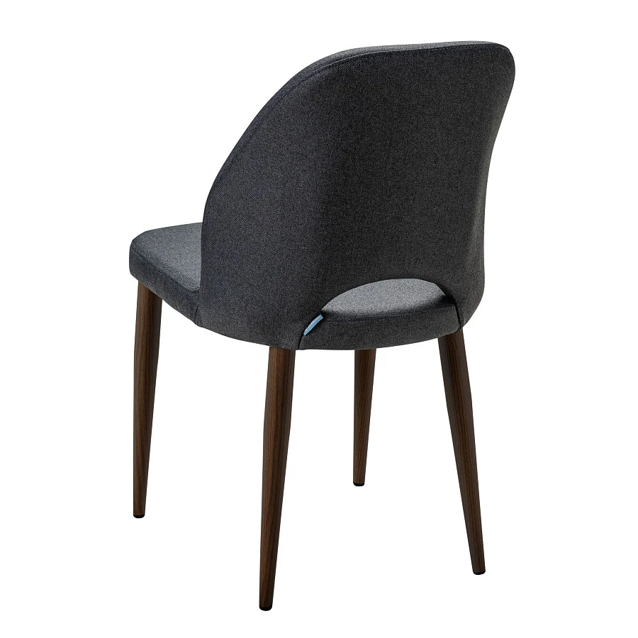 Стул Ledger темно-серый/т. орех - фото 3