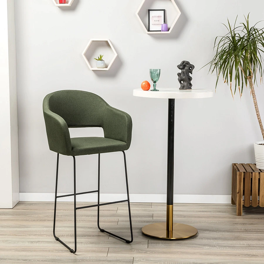 Кресло Бар. Oscar тёмно-зеленый/Линк - фото 6