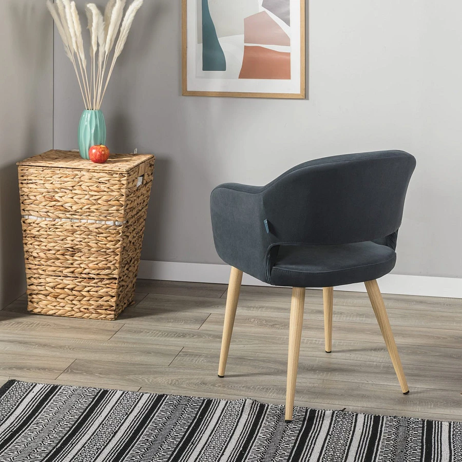 Стул Oscar Diag grey/нат.дуб - фото 9