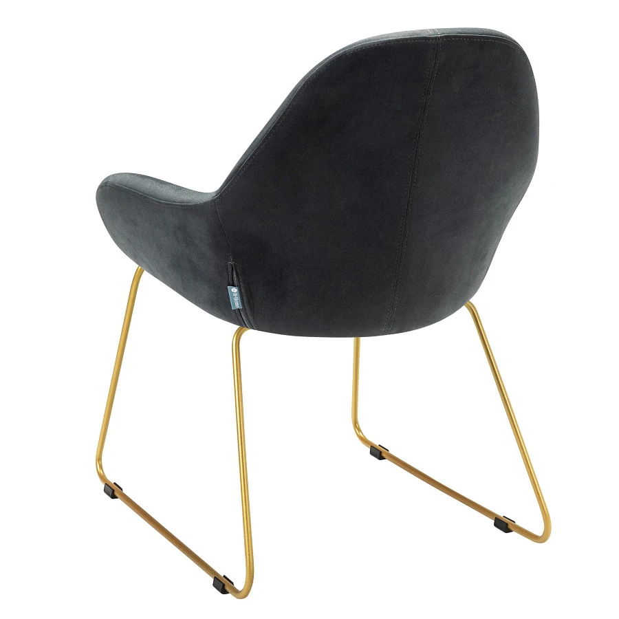 Кресло Kent Diag grey/Линк золото - фото 4